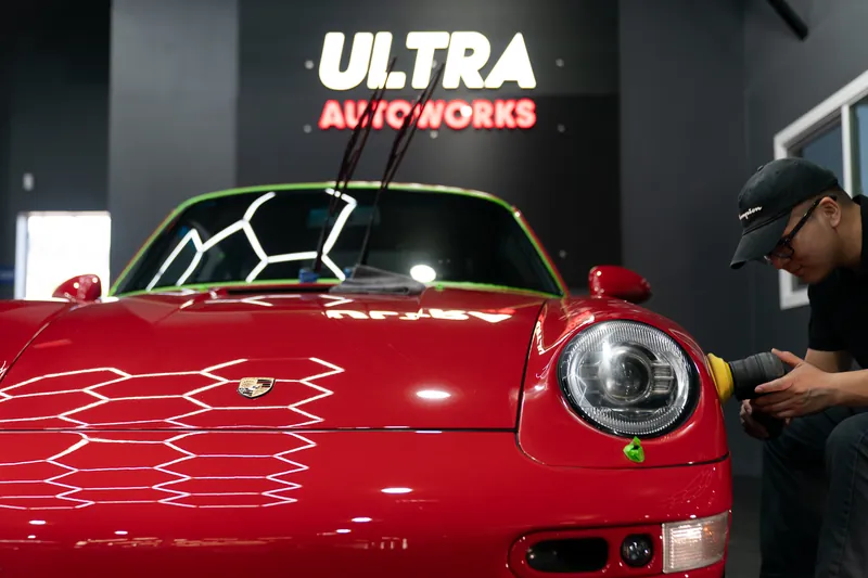 Ceramic · 993 C2 Red — Ultra Autoworks, Fountain Valley, Orange County