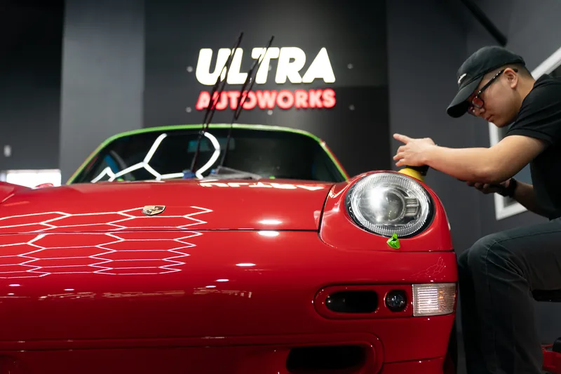 Ceramic · 993 C2 Red — Ultra Autoworks, Fountain Valley, Orange County