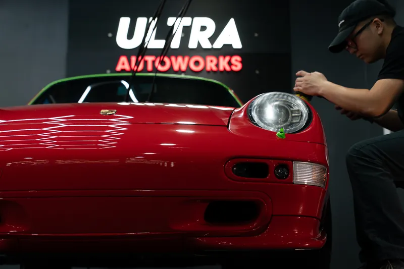Ceramic · 993 C2 Red — Ultra Autoworks, Fountain Valley, Orange County