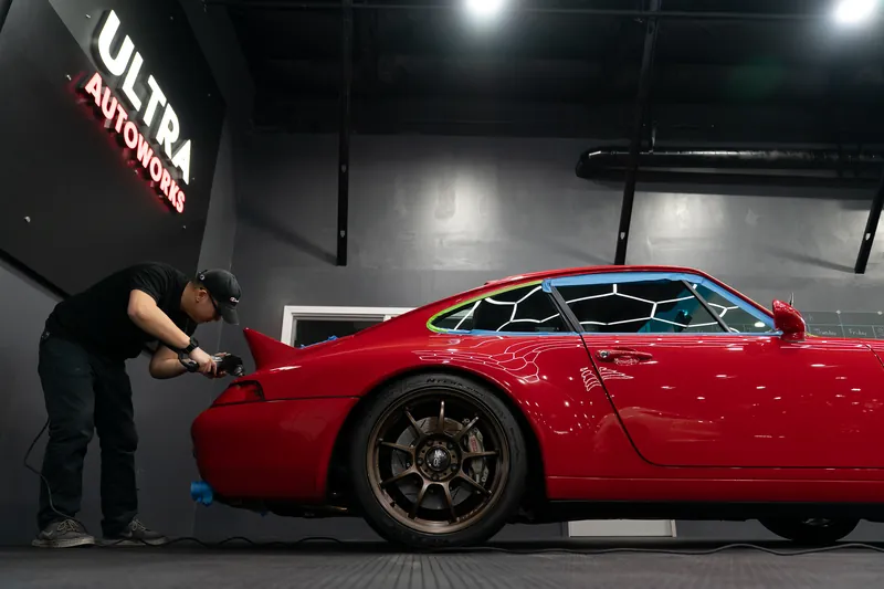 Ceramic · 993 C2 Red — Ultra Autoworks, Fountain Valley, Orange County