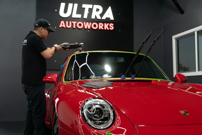 Ceramic · 993 C2 Red — Ultra Autoworks, Fountain Valley, Orange County