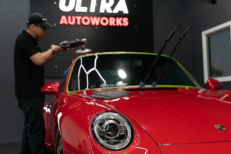 Ceramic · 993 C2 Red — Ultra Autoworks, Fountain Valley, Orange County