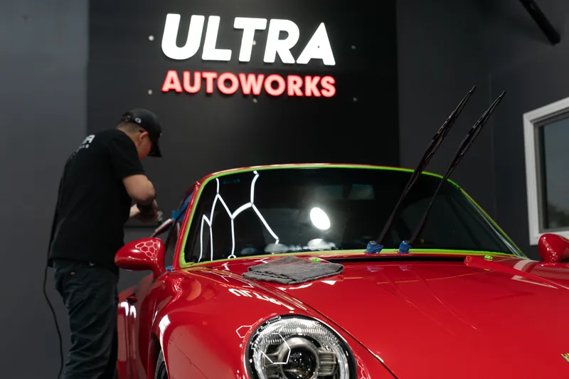 Ceramic · 993 C2 Red — Ultra Autoworks, Fountain Valley, Orange County