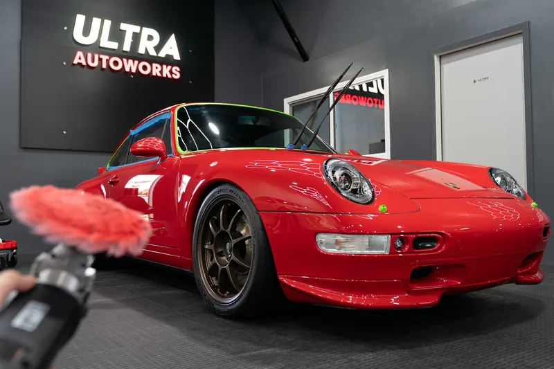 Ceramic · 993 C2 Red — Ultra Autoworks, Fountain Valley, Orange County