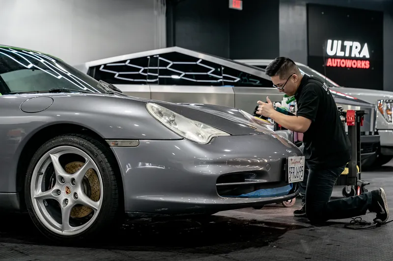 Ceramic · 996 Targa Silver — Ultra Autoworks, Fountain Valley, Orange County