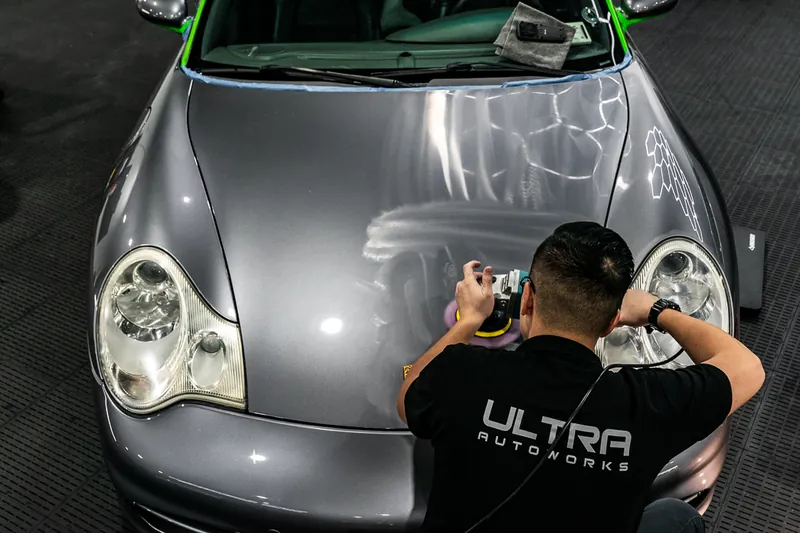 Ceramic · 996 Targa Silver — Ultra Autoworks, Fountain Valley, Orange County