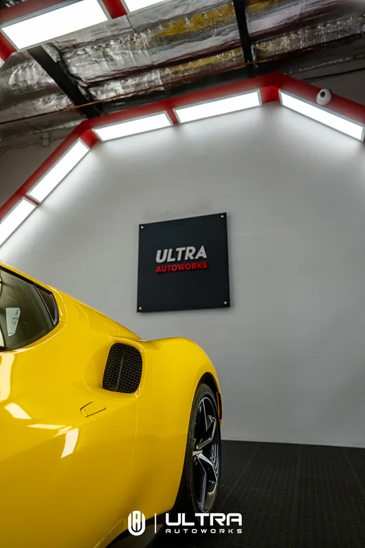 PPF · Ferrari 296 Yellow — Ultra Autoworks, Fountain Valley, Orange County