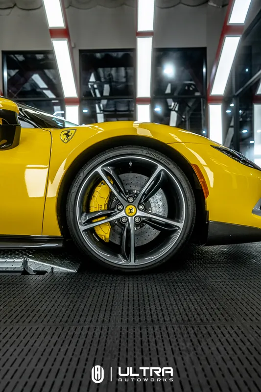 PPF · Ferrari 296 Yellow — Ultra Autoworks, Fountain Valley, Orange County