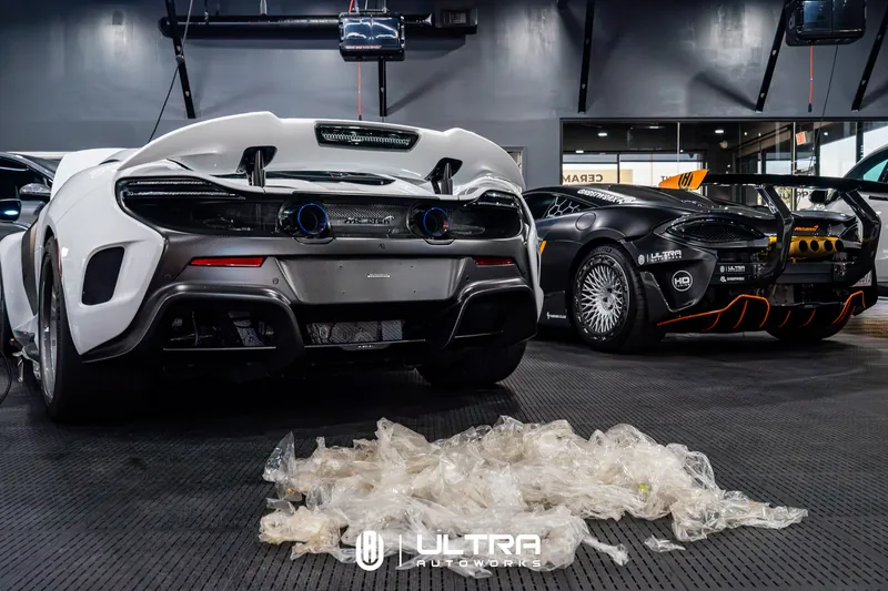 PPF · McLaren 675LT White Gloss — Ultra Autoworks, Fountain Valley, Orange County