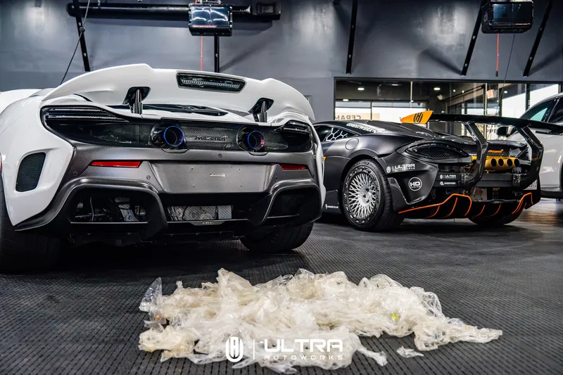 PPF · McLaren 675LT White Gloss — Ultra Autoworks, Fountain Valley, Orange County