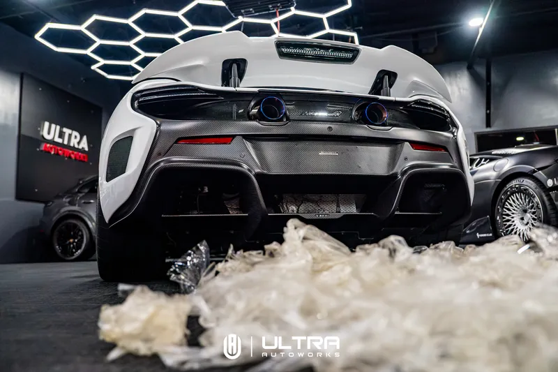 PPF · McLaren 675LT White Gloss — Ultra Autoworks, Fountain Valley, Orange County