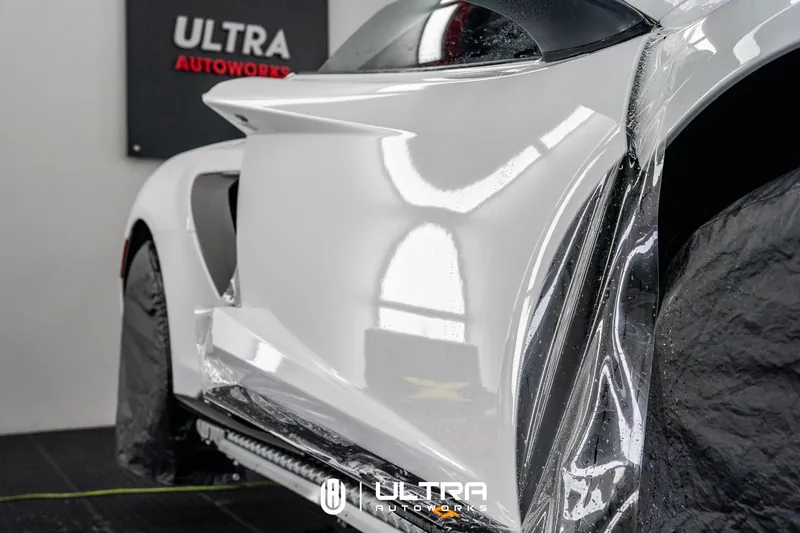 PPF · McLaren 675LT White Gloss — Ultra Autoworks, Fountain Valley, Orange County