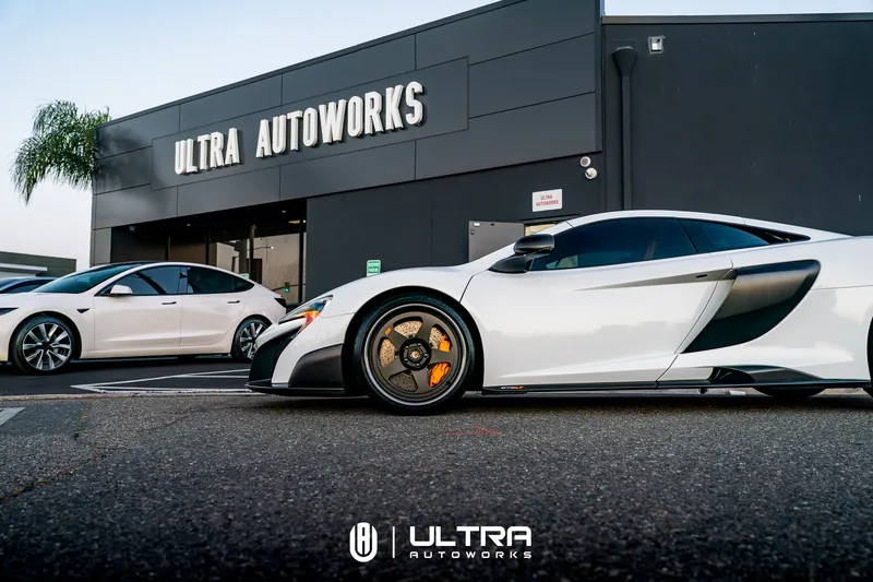 PPF · McLaren 675LT White Gloss — Ultra Autoworks, Fountain Valley, Orange County
