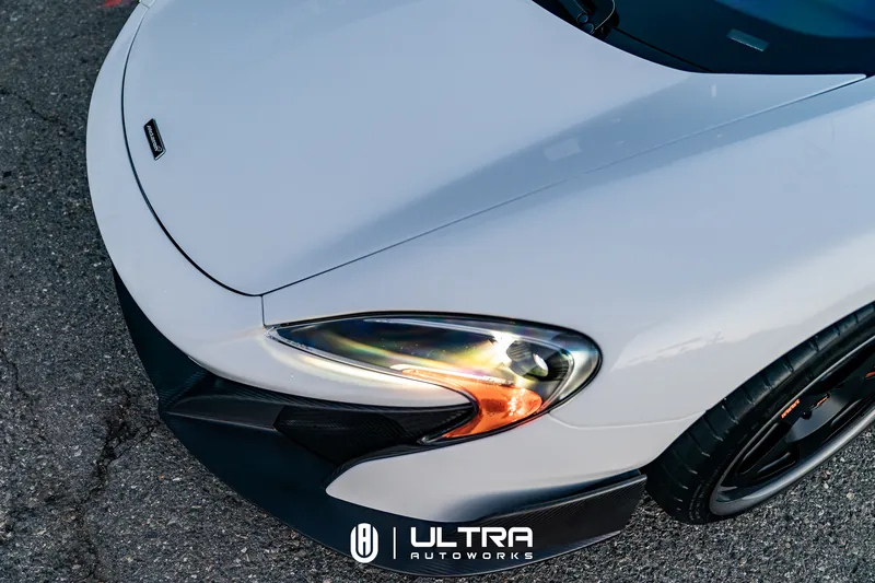 PPF · McLaren 675LT White Gloss — Ultra Autoworks, Fountain Valley, Orange County
